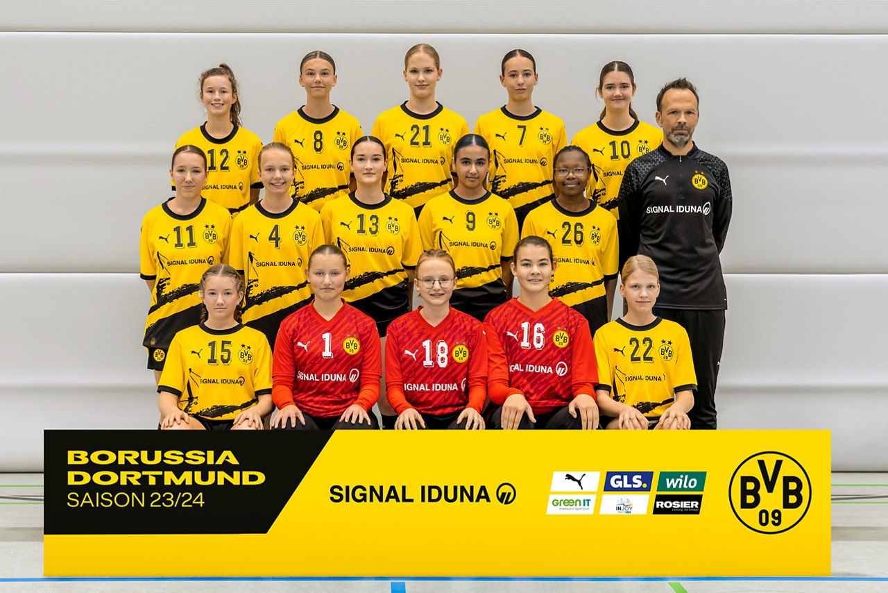 Teamfoto BVB-Handball-Damen C-Jugend