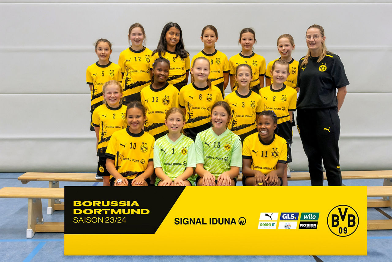 Teamfoto BVB-Handball-Damen A-Jugend