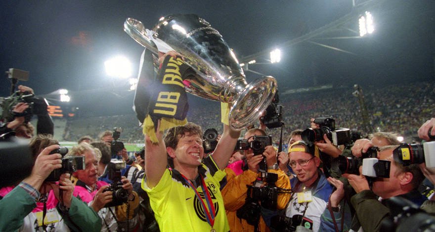 BVB celebrates Champions League win 1997