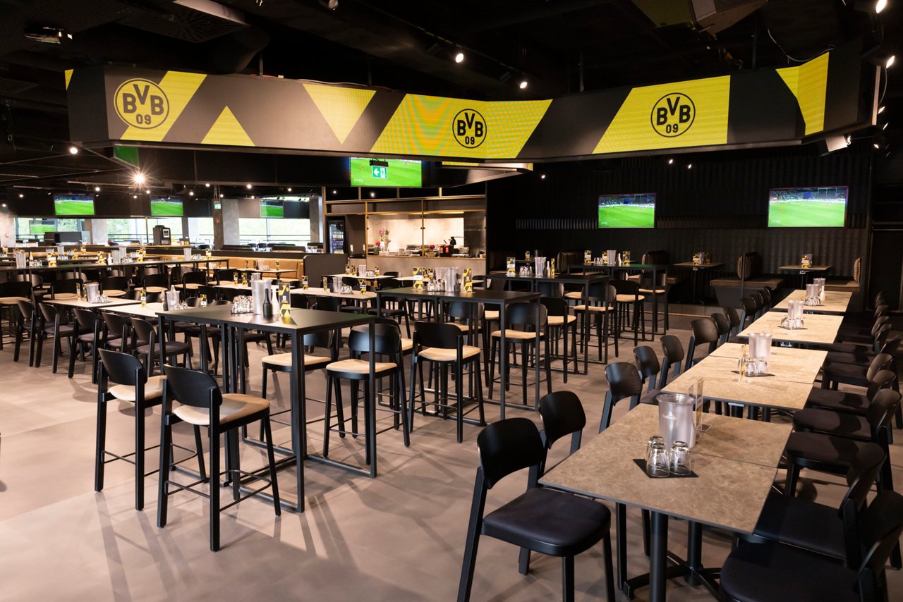 Interior view of the VIP area Hansaplatz.