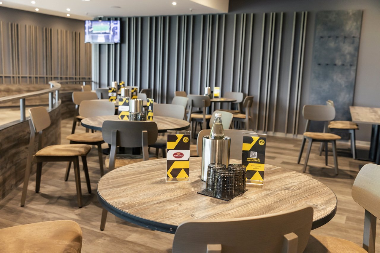 Interior view of the VIP area Borsigplatz.