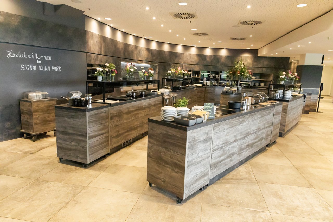 Bar in the 'Borsigplatz'.