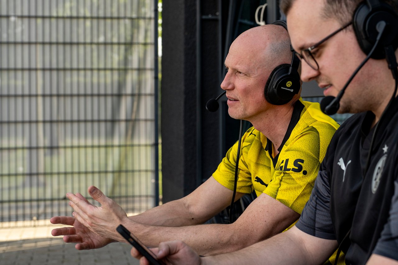 Aufnahme des BVB-Podcast