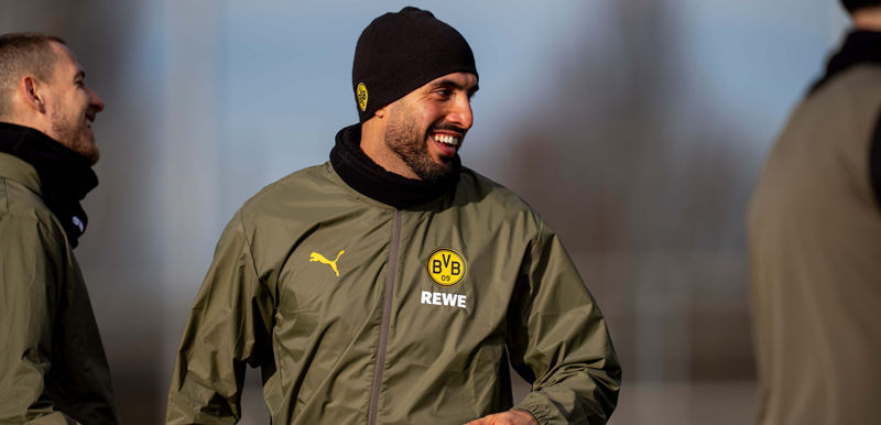 도르트문트 선수단 훈련 장면