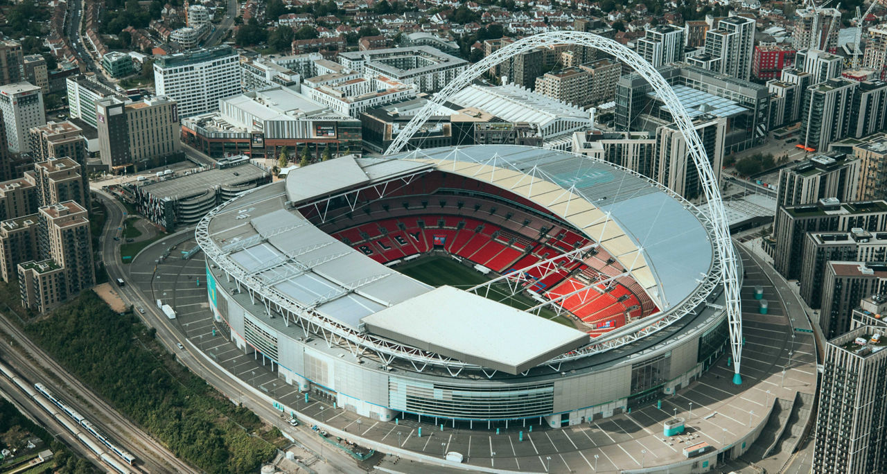 RECORD DATE NOT STATED Wembley Stadium, London, 2021. Creator: Damian Grady. Copyright:xHistoricxEnglandxArchive/HeritagexImagesx / IMAGO ,2932398  ACHTUNG: AUFNAHMEDATUM GESCHƒTZT PUBLICATIONxNOTxINxUK Copyright:HistoricxEnglandxArchive/HeritagexImagesx / IMAGO