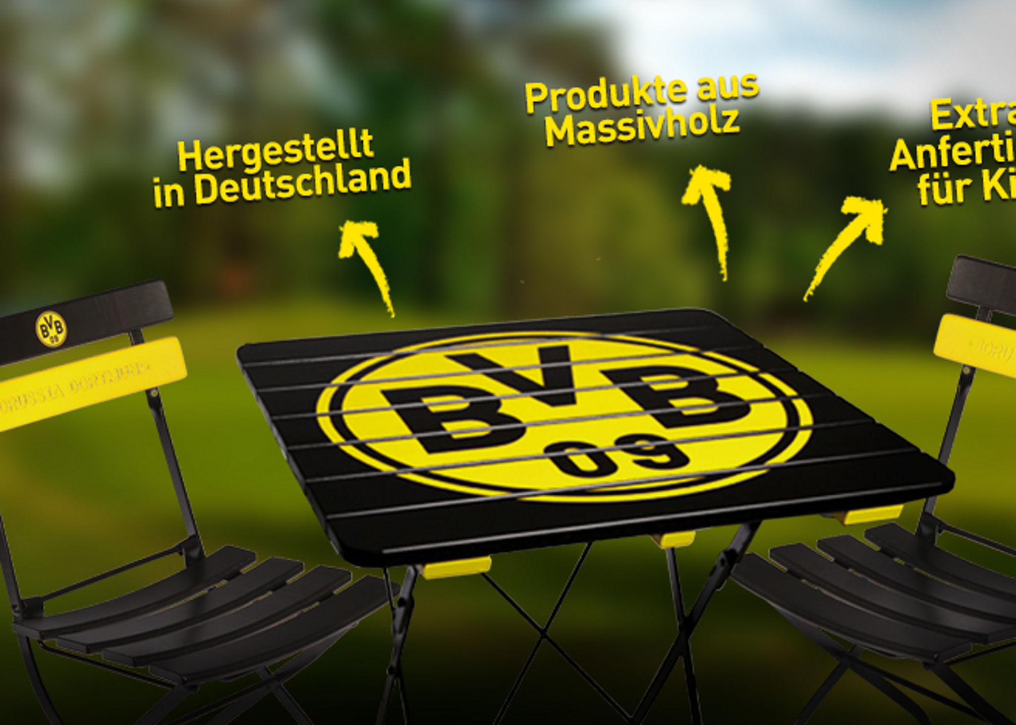 BVB-Gartenprodukte: Wo Grün ist, ist Schwarzgelb