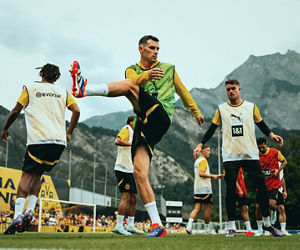 24/25, Bundesliga, Bundesligasaison, Trainingslager, Training
Donnerstag 01.08.2024, 1. Fussball - Bundesliga Saison 24/25 - Trainingslager in Bad Ragaz, Schweiz, BV Borussia Dortmund - Training.Pascal Gross Groß (BVB).Copyright:.Borussia Dortmund GmbH & Co. KGaA.Rheinlanddamm 207-209.44137 Dortmund..(NO IPTC-stripping allowed).EDITORIAL USE ONLY