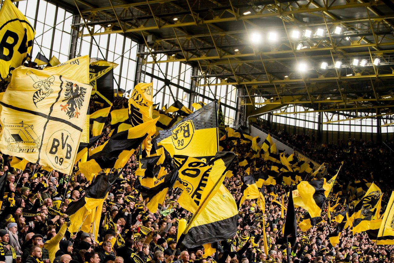 Fans at SIGNAL IDUNA PARK