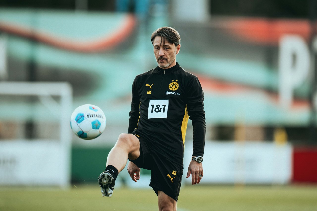 Bundesliga, 24/25, Herren, Saison, Lissabon, Training
Mittwoch 12.02.2025, Bundesliga Saison 24/25 -  Training in Lissabon / Portugal - BV Borussia Dortmund.Trainer Niko Kovac...Copyright:.Borussia Dortmund GmbH & Co. KGaA.Rheinlanddamm 207-209.44137 Dortmund..(NO IPTC-stripping allowed).EDITORIAL USE ONLY