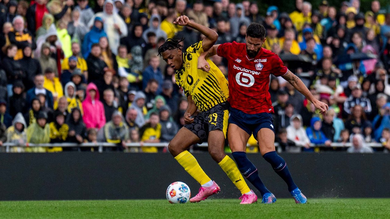Filippo Mane im Testspiel gegen Lille.