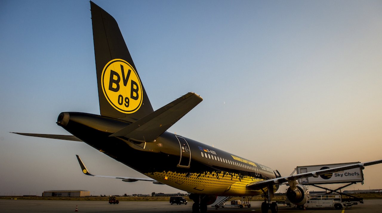 Mannschaftsflieger des BVB