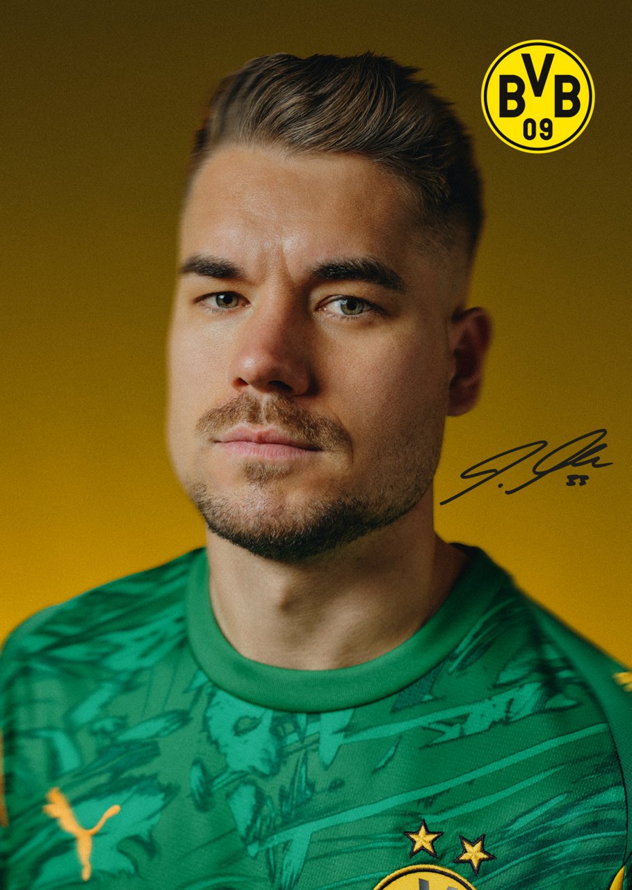 Vorderseite der Autogrammkarte von Alexander Meyer.