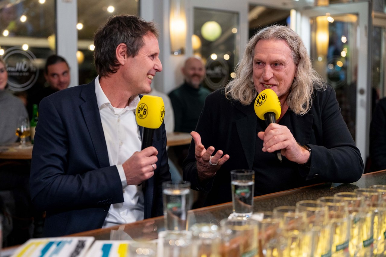 Flemming Povlsen und Michael Schulz bei Brinkhoff's Ballgeflüster.