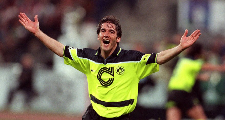 Karl-Heinz Riedle in Champions League Final 1997