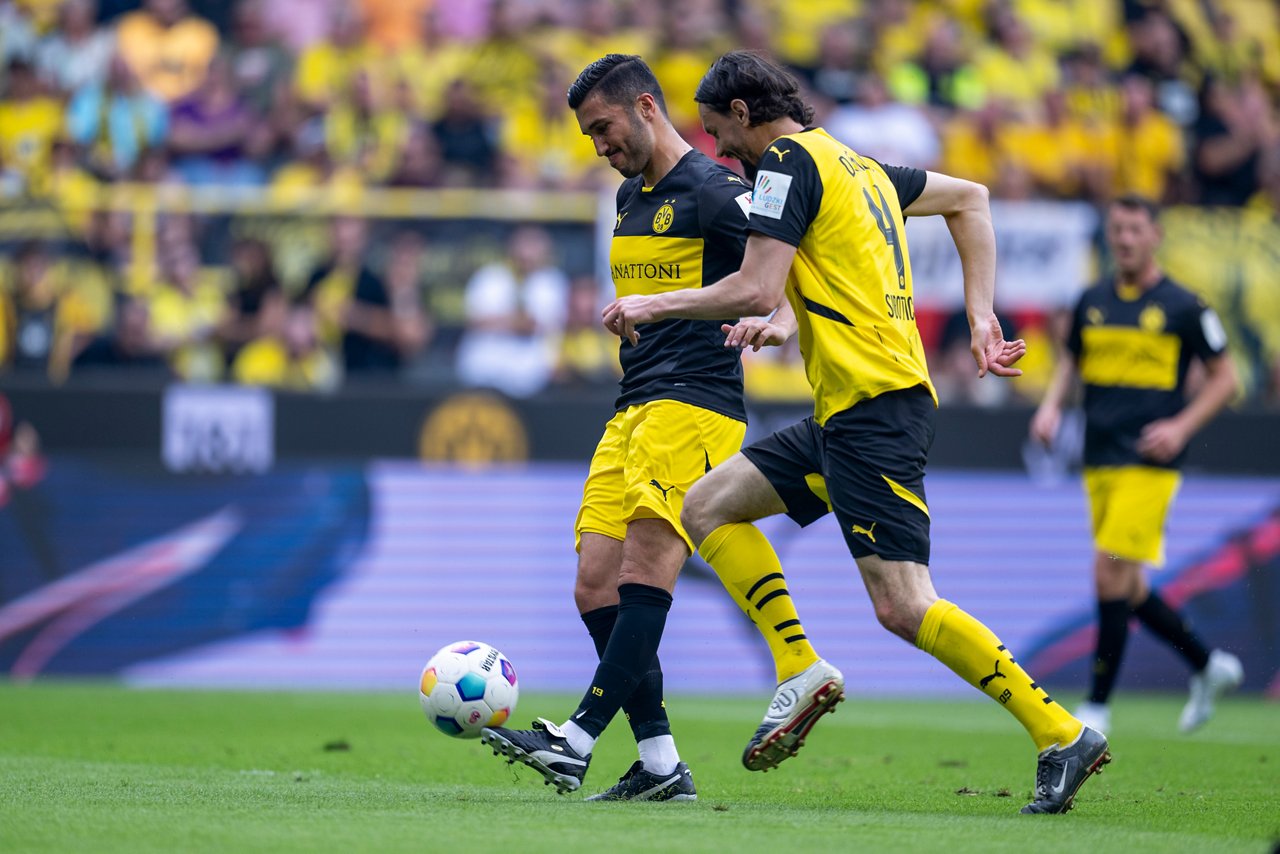 24/25, Bundesliga, Bundesligasaison, Abschiedszczspiel, Abschiedsspiel, Legenden, Legende
Samstag 07.09.2024, 1. Fussball - Bundesliga Saison 24/25 - Abschiedszczspiel in Dortmund, .BV Borussia Dortmund -  .Nuri Sahin Neven Subotic ..Copyright:.Borussia Dortmund GmbH & Co. KGaA.Rheinlanddamm 207-209.44137 Dortmund..(NO IPTC-stripping allowed).EDITORIAL USE ONLY