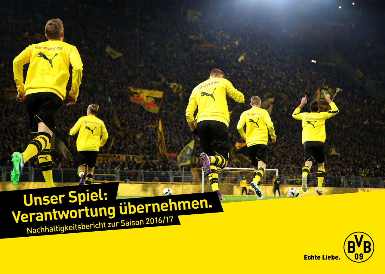 Titelbild des Nachhaltigkeitsberichts 2016/2017.