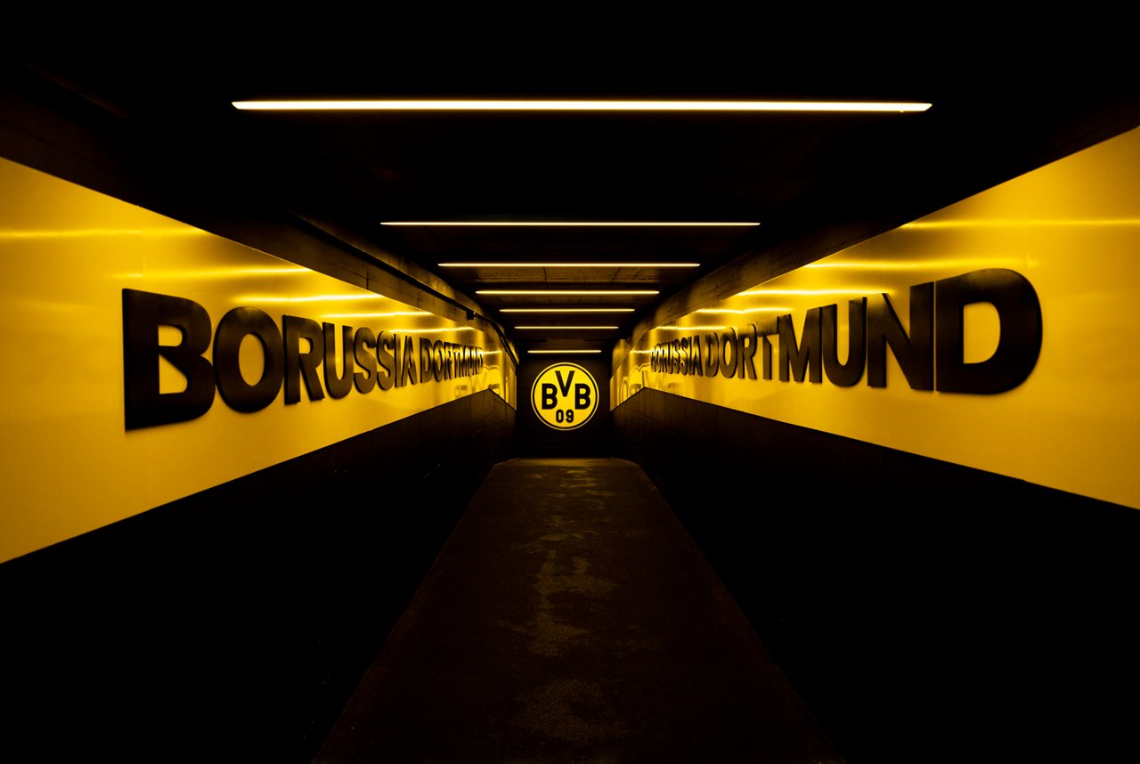 Spielertunnel des SIGNAL IDUNA PARKS
