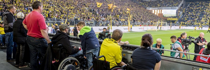 Erfahre mehr über die barrierefreie Stadiontour.