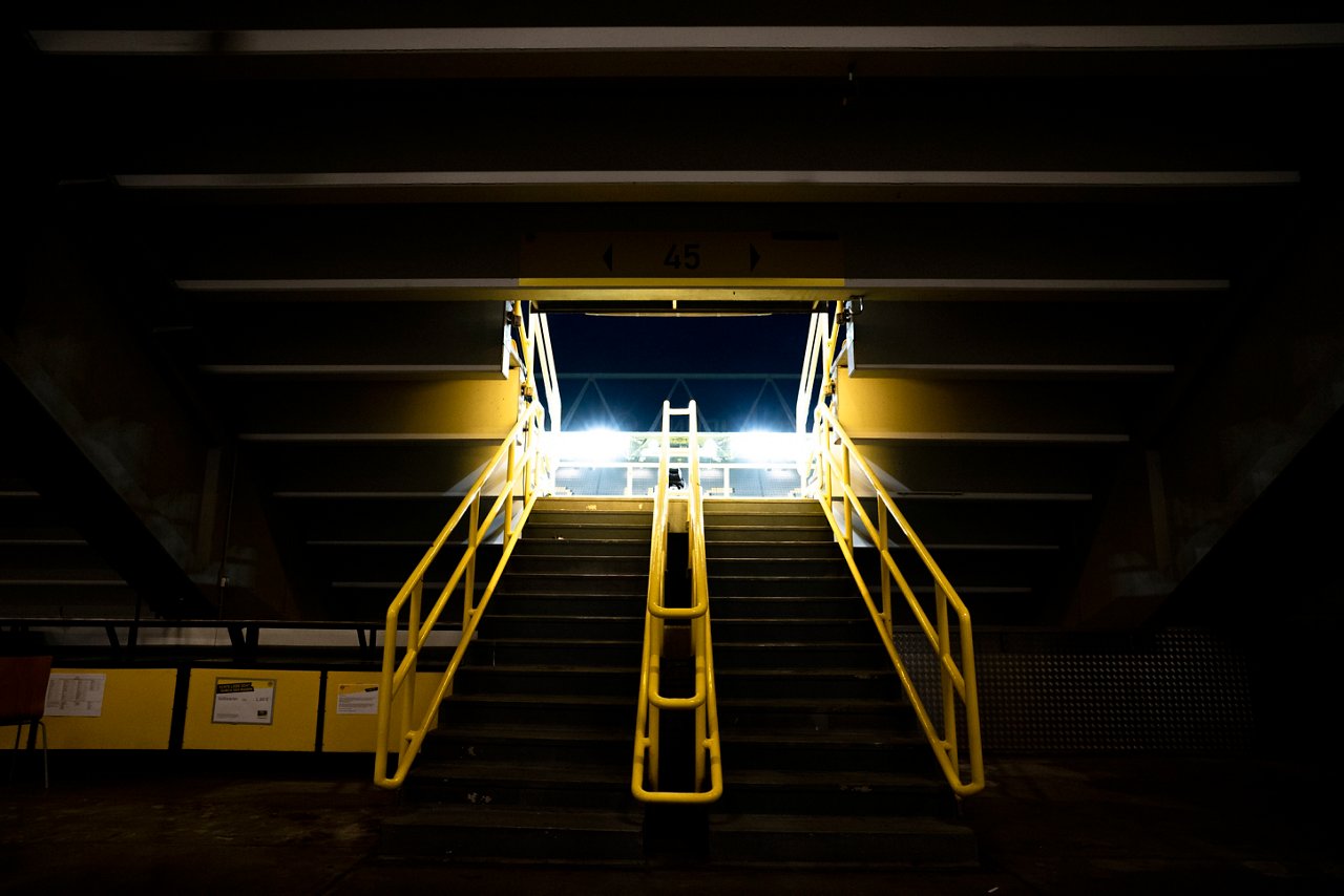 Stairs at SIGNAL IDUNA PARK