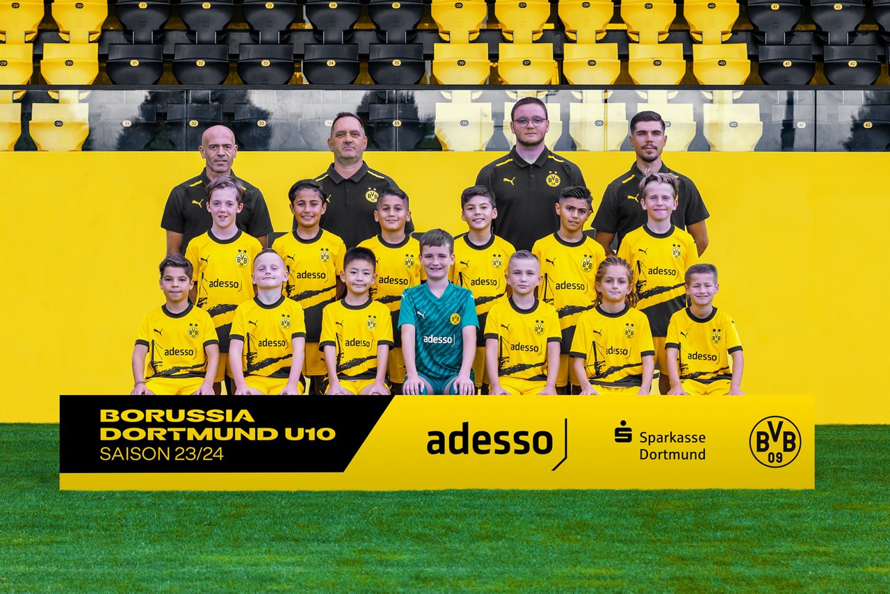 Mannschaftsbild der BVB-U10