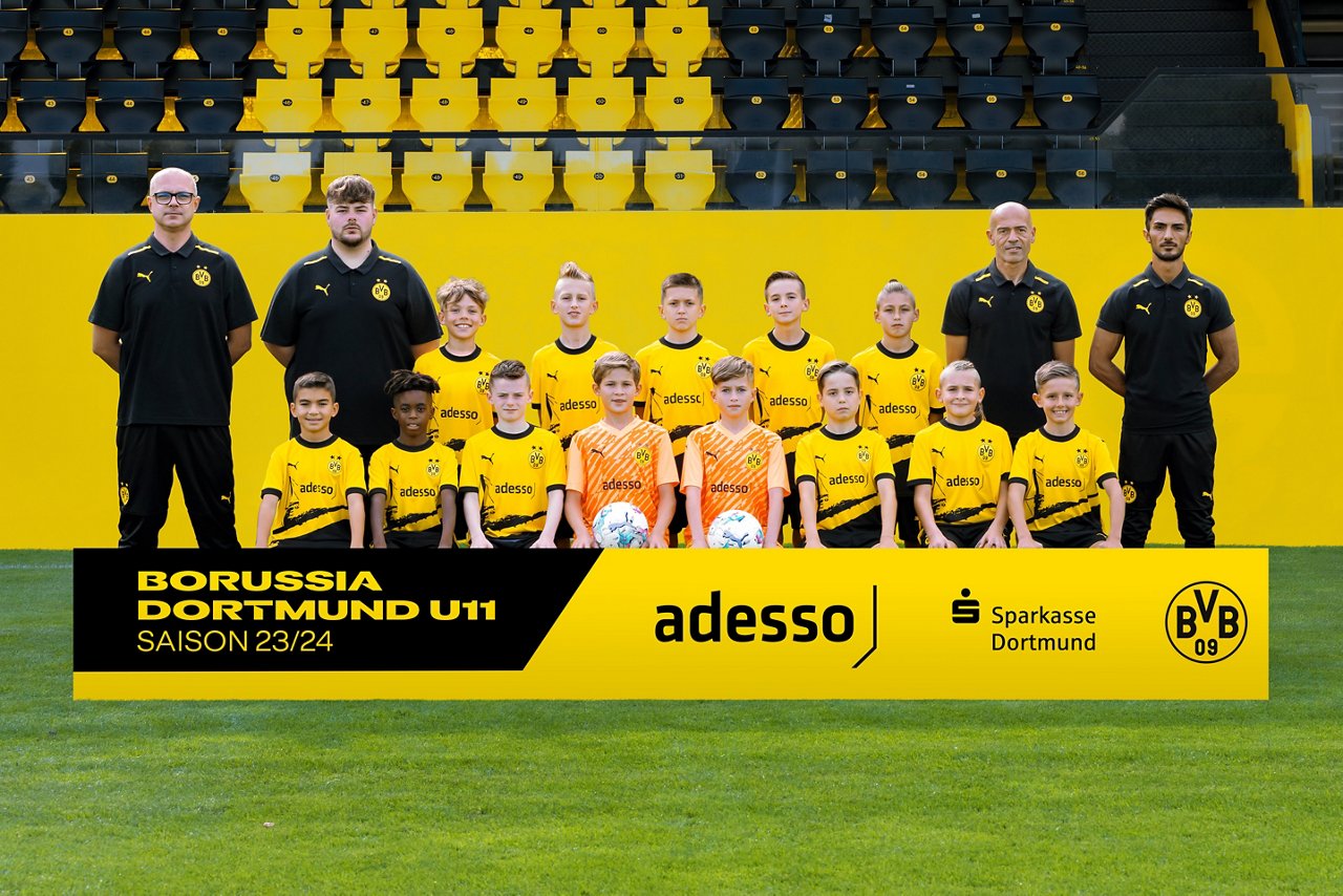 Mannschaftsbild der BVB-U11