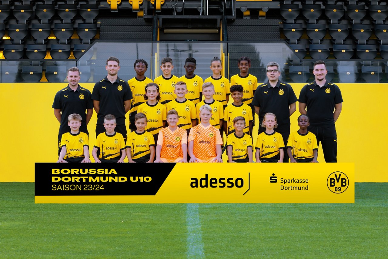 Mannschaftsbild der BVB-U12