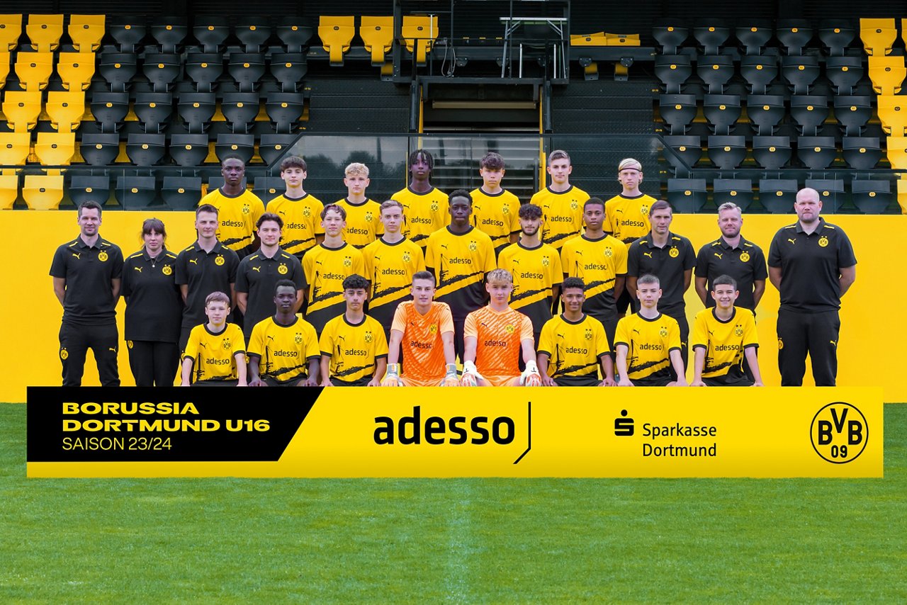 Mannschaftsbild der BVB-U16