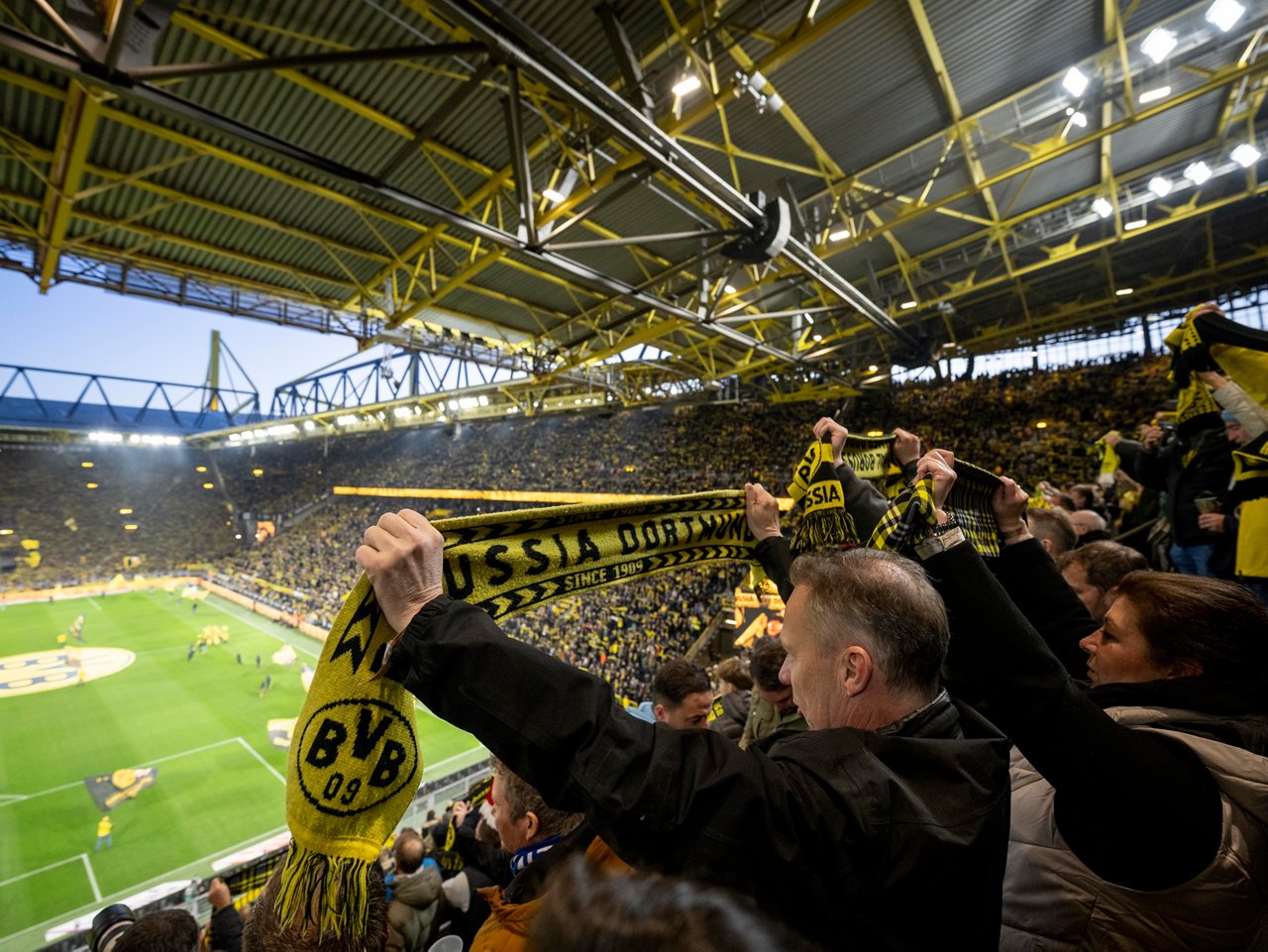 You'll never walk alone gesungen beim BVB