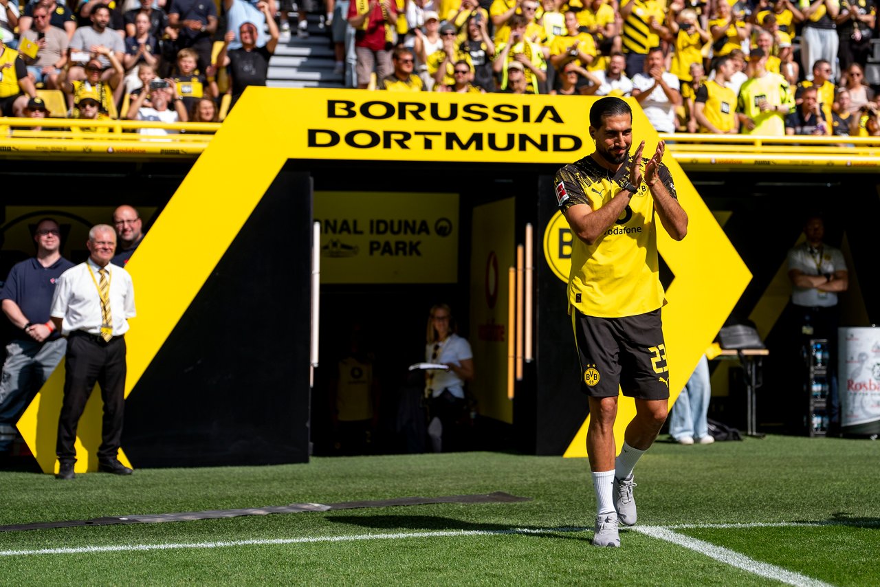 Emre Can bei der Saisoneröffnung.