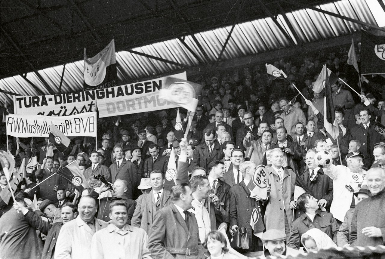 BVB-Fans im Hampden Park.