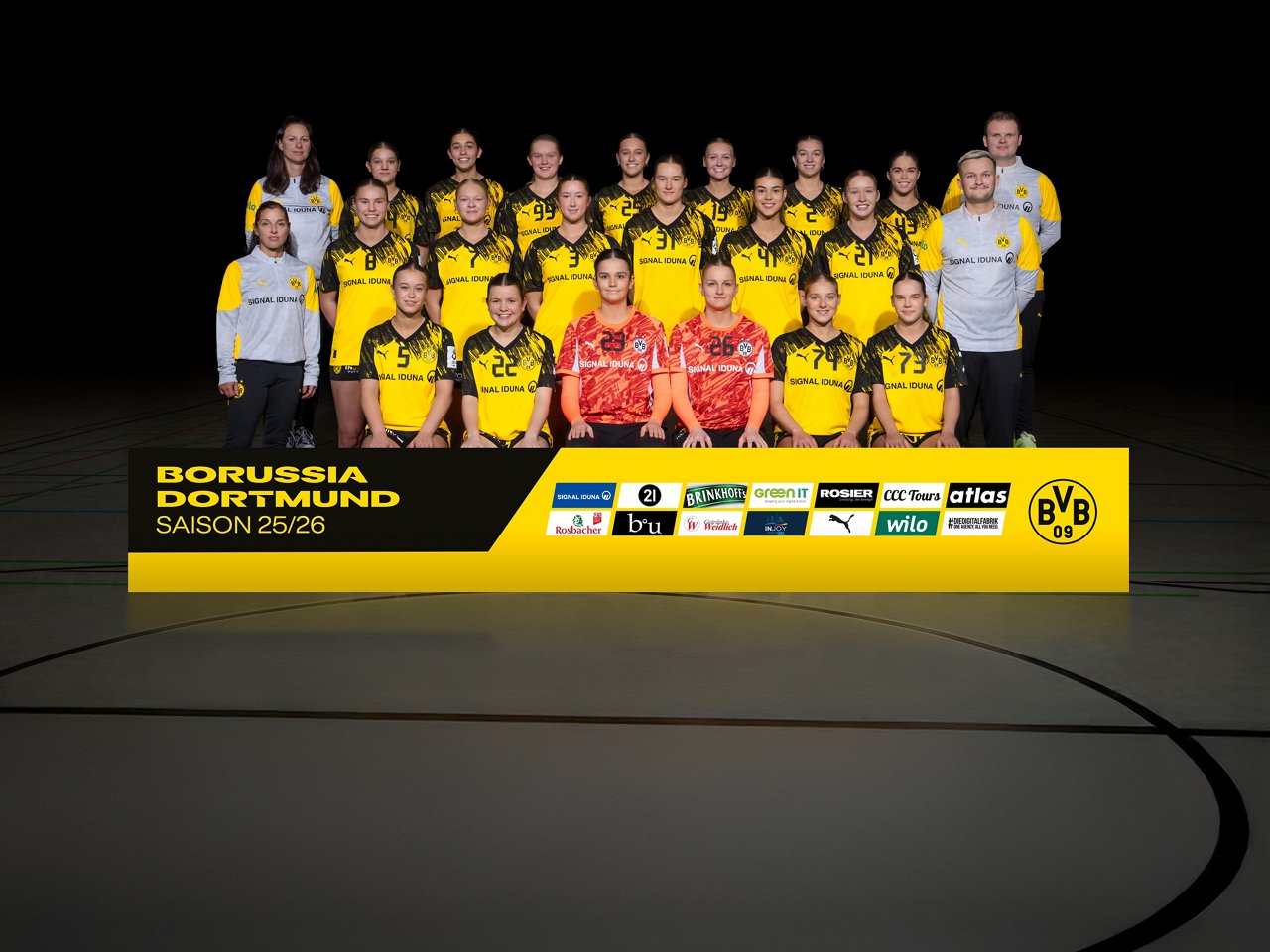 Discover the BVB women handball youth.