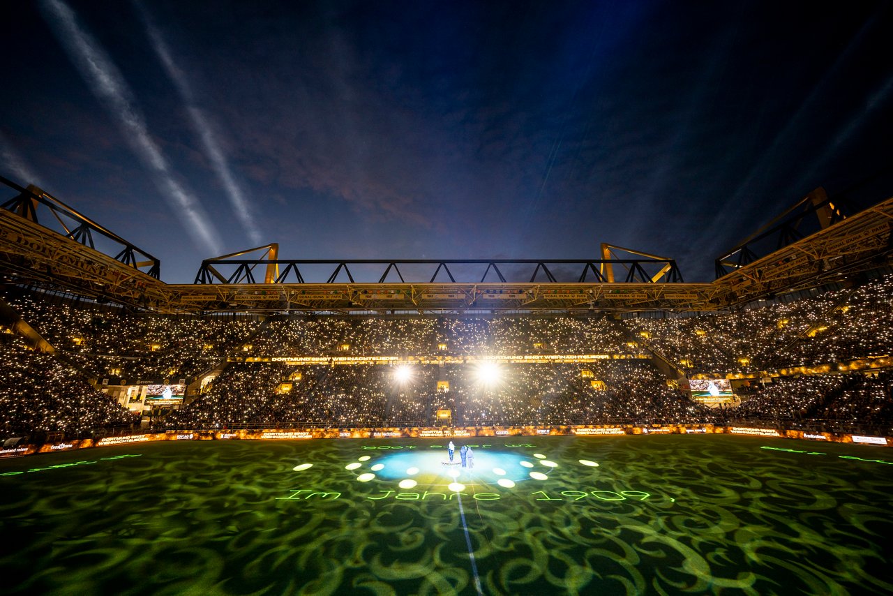 SIGNAL IDUNA PARK beim BVB-Weihnachtssingen.