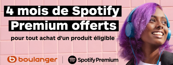 4 mois de Spotify Premium offerts