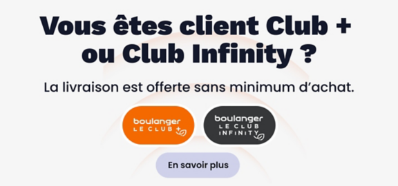 Programme fidélité Club+ Infinity