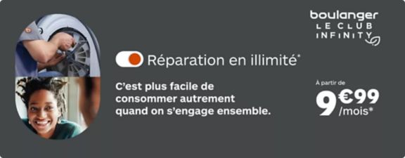 réparez en illimité en assurant en toute sérénité vos appareils achetés chez Boulanger ou ailleurs
