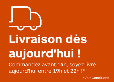 Commandez aujourd'hui, chez vous dès demain !