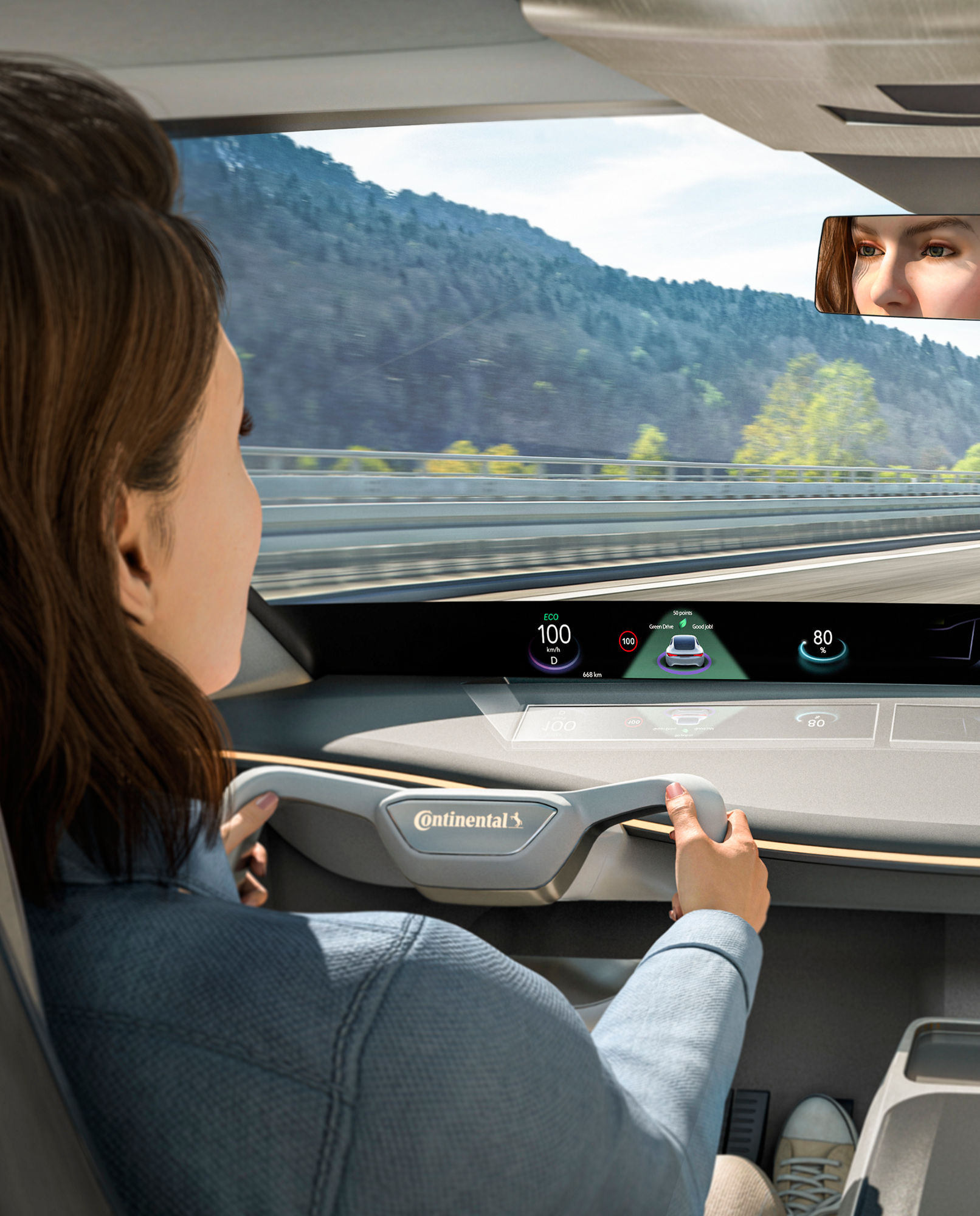 What is a head-up display, or HUD?