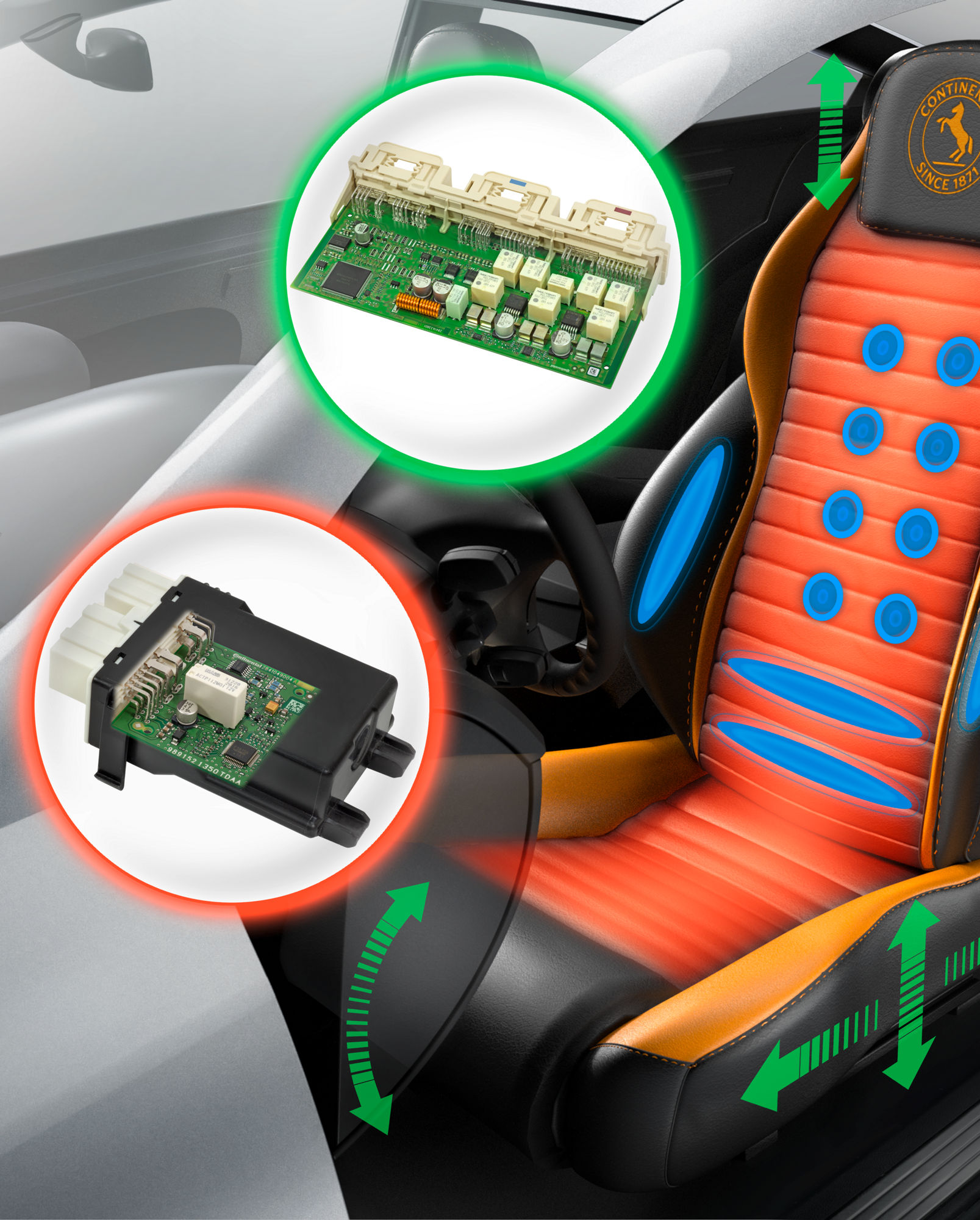 Automotive Electric Seat Adjustment DC Motor Solution