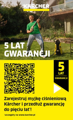 karcher gwarancja 5 lat