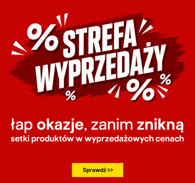 Strefy wyprzedaży łap okazje, zanim znikną setki produktów w wyprzedażowych cenach