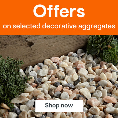 Offers on selected decorative aggregates. Shop now
