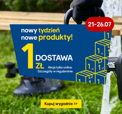 21-26.07. Nowy tydzień, nowe produkty w dostawie za 1 zł tylko online. Szczegóły w regulaminie