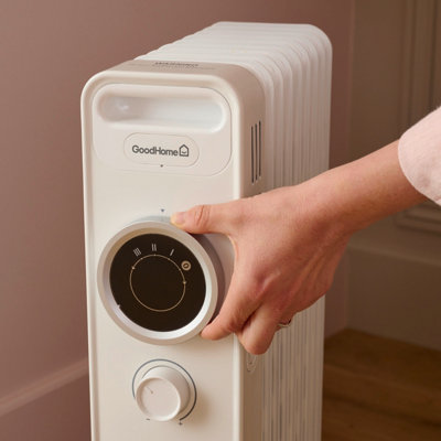 Grzejnik olejowy GoodHome 2000W biały