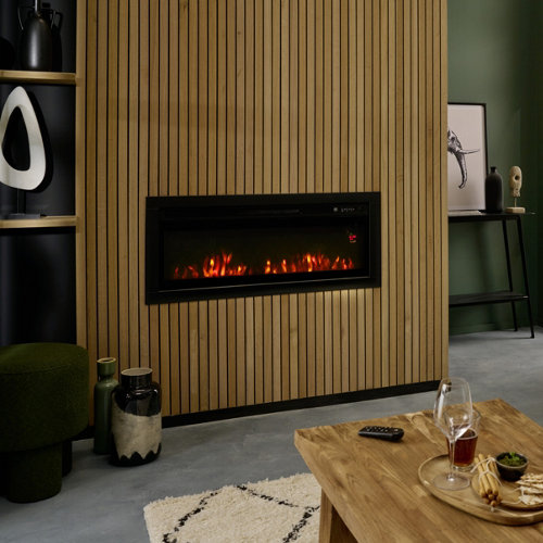 Kominek elektryczny GoodHome Long insert 2000 W