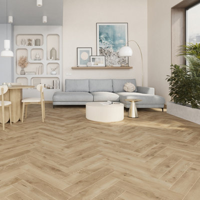 Panele podłogowe laminowane GoodHome Shirebrook jodełka IWR AC5 1,179 m2