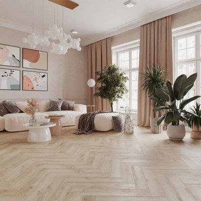 Panele podłogowe laminowane GoodHome Wainfleet jodełka IWR AC5 1,179 m2