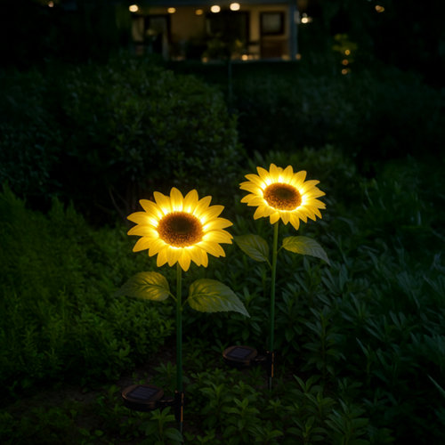 Lampa solarna wbijana Milagro Sunflowe 3000 K IP44