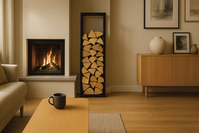 Stojak na drewno kominkowe Vorel 40 x 25 x 100 cm