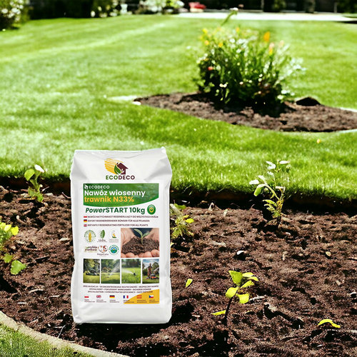 Nawóz azotowy Eco Deco 10 kg N33% do 500 m2 granulat regenerujący 1 szt.
