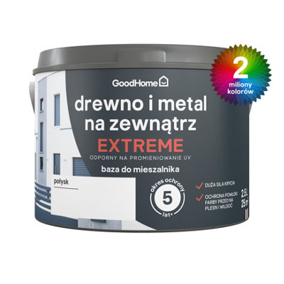 Farba GoodHome Extreme Drewno i Metal na zewnątrz